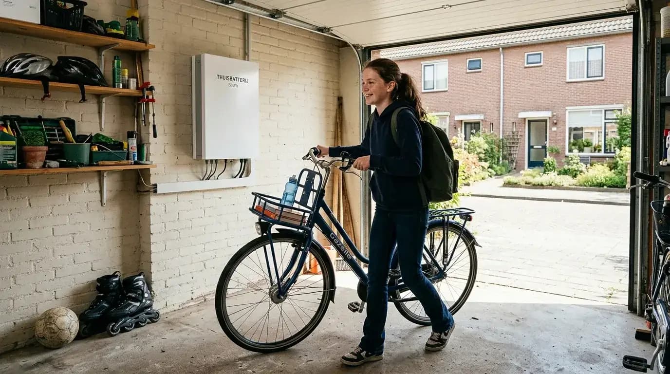 Thuisbatterij geïnstalleerd in Nederlandse woning