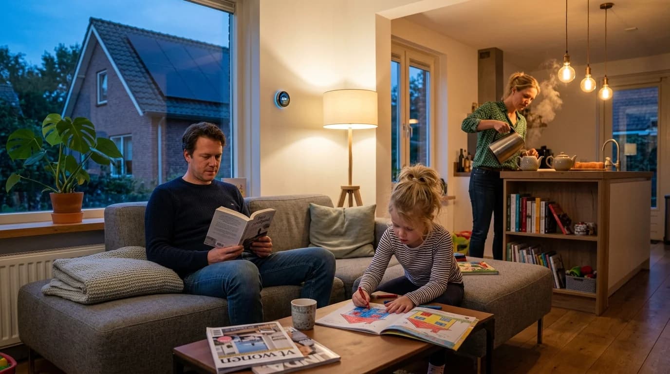 Adviseur in gesprek over energiebesparing