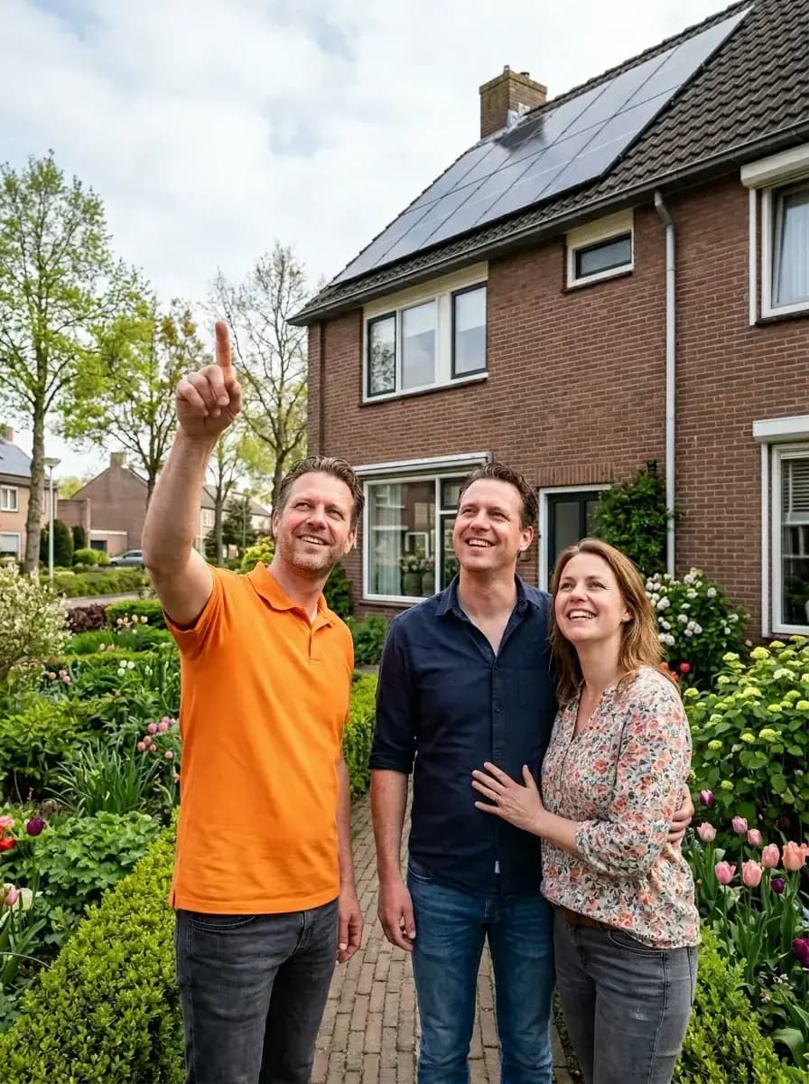 Energieadviseur bespreekt thuisbatterij opties met huiseigenaar